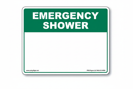 Emergency Shower ANSI Header