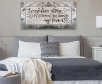 Every Love Story Is Beautiful - Canvas