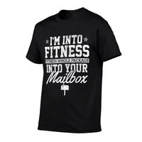 Im Into Fitness Whole Package In Your Mailbox Funny Mailman  Eco-friendly Material T-Shirt