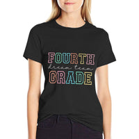 Fourth Grade Dream Team 4th Grade First Day Of School  Trendy Pattern T-Shirt