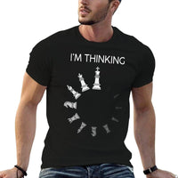 I Am Thinking Chess Pieces Im Thinking Chess Player Lover  Tagless Design T-Shirt
