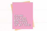 Thank You For Birthing My Love Mother in Law Mother's Day