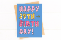 Happy 29th-ish Birthday 30th Birthday Card