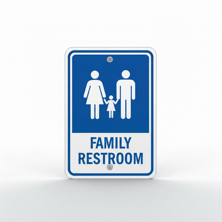 Family Restroom Sign