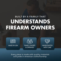Family Tree Hidden Gun Safe - Handcrafted Gun Concealment Decor - Hidden Gun Shelf for Quick Access