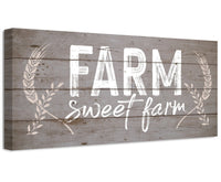 Farm Sweet Farm - Canvas