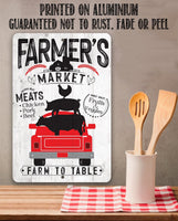 Farmer's Market - Metal Sign