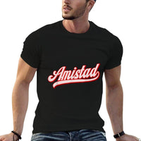Amistad House Of Friendship Retro RCA System School Red  Wrinkle-resistant T-Shirt