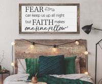 Fear Can Keep Us Up - Canvas