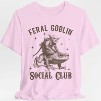 Feral Goblin Social Club T-shirt - With Toad