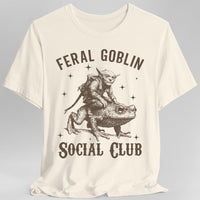 Feral Goblin Social Club T-shirt - With Toad