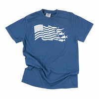 Fishing Flag - Comfort Colors Tee