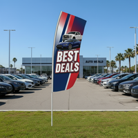 Flag Pole Direct in Grass at Dealership
