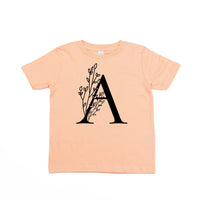 Floral Initials - Child Tee