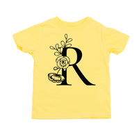 Floral Initials - Child Tee