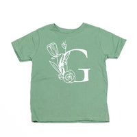 Floral Initials - Child Tee