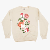 Colorful Florals - MAMA - BASIC Fleece
