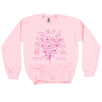 Motherhood Florals - Some Days I Thrive Other Days I Survive - BASIC Fleece