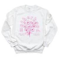 Motherhood Florals - Some Days I Thrive Other Days I Survive - BASIC Fleece