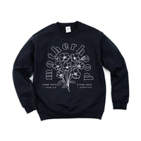 Motherhood Florals - Some Days I Thrive Other Days I Survive - BASIC Fleece