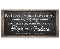 For I Know The Plans 2 - Canvas