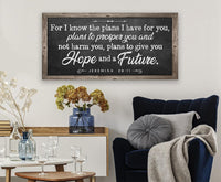 For I Know The Plans 2 - Canvas