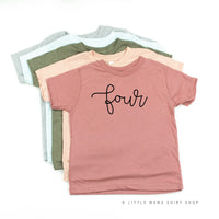 Birthday Number - New Cursive - Child Tee