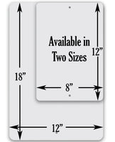 Frankenstein Restroom - Metal Sign