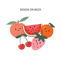 Pocket Fruit (Front) w/ Group of Smiley Fruit (Back) - Unisex Tee