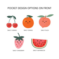 Pocket Fruit - Group of Smiley Fruit (pf&b) - Comfort Colors Tee