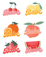 Mama/Babe Fruit - (Choose Your Fruit) - Set of 2 Matching Tees