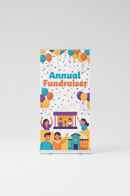 Fundraiser Retractable Banner Stand