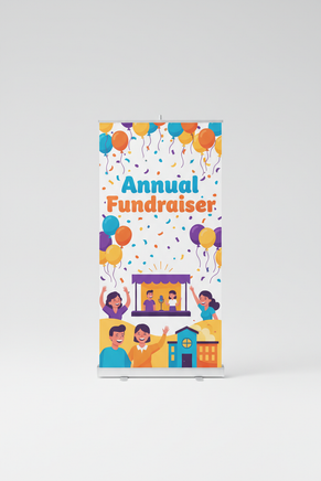Fundraiser Retractable Banner Stand