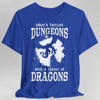 Funny D&D Weather Forecast Tshirt