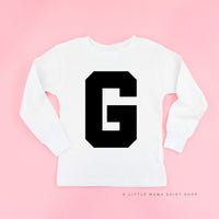 Varsity Initials - Child Long Sleeve Tee