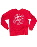 Game Day Ready - Long Sleeve Comfort Colors Tee