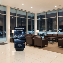 Gator Sign - Dealership Showroom Background
