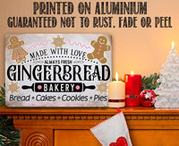 Gingerbread Bakery - Metal Sign