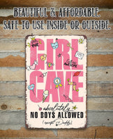 Girl Cave - Metal Sign