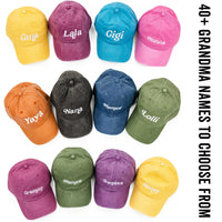 Choose Your Name Hat - Italic - Mom, Aunt, and Grandma Names
