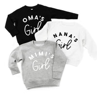 Custom Name's Girl - (PERSONALIZE IT!) - Child Sweater