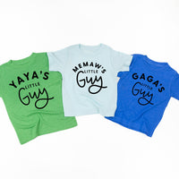 Custom Name's Little Guy - (PERSONALIZE IT!) - Child Tee