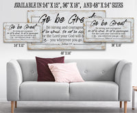 Go Be Great - Canvas