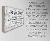 Go Be Great - Canvas