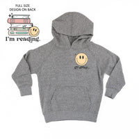 Go Away... Pocket Design on Front w/ I’m Reading. Full Design on Back - Child Hoodie