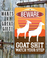 Goat Shit - Metal Sign