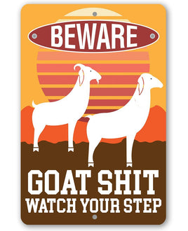 Goat Shit - Metal Sign