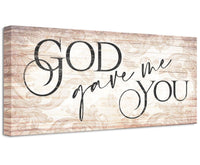 God Gave Me You - Canvas