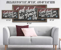 God Shed His Grace On Thee - Canvas