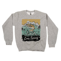 Gone Fishing - BASIC FLEECE CREWNECK